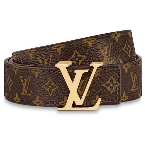 real brown Louis Vuitton belt